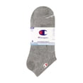 thumbnail image 2 of Champion Men’s No Show Socks 6 Pack – Flat Knit, Moisture-Wicking, Arch Support, Stretch Comfort, Sizes 6–12.5, 2 of 7