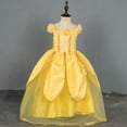 thumbnail image 6 of HAWEE Princess Dress Up Costume for Girls Birthday Cosplay Party with Accessories, Yellow, 6 of 8