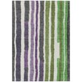 thumbnail image 2 of Addison Rugs Chantille Indoor/Outdoor Transitional Stripes Gray Machine Washable Rectangle Rug, 3' x 5', 2 of 8