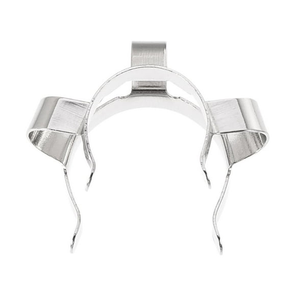 Unique Bargains Silver Tone Joint Clip Lab Clamp Mounting Clips for 14/20mm 14/23mm Glass Taper Joint Laboratory Tool
