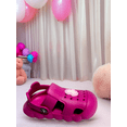 thumbnail image 4 of SANDALIAS PARA NIÑA LIGERSA Y ANTIDESLIZANTES EVA COLOR FUCSIA CON PINES DECORATIVOS, 4 of 5