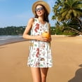 thumbnail image 3 of Pofeuu Cute Little Animals Print Women's Sleeveless Dress, Loose Fit Summer Dress, Casual Tank Dress for Women, 3 of 7