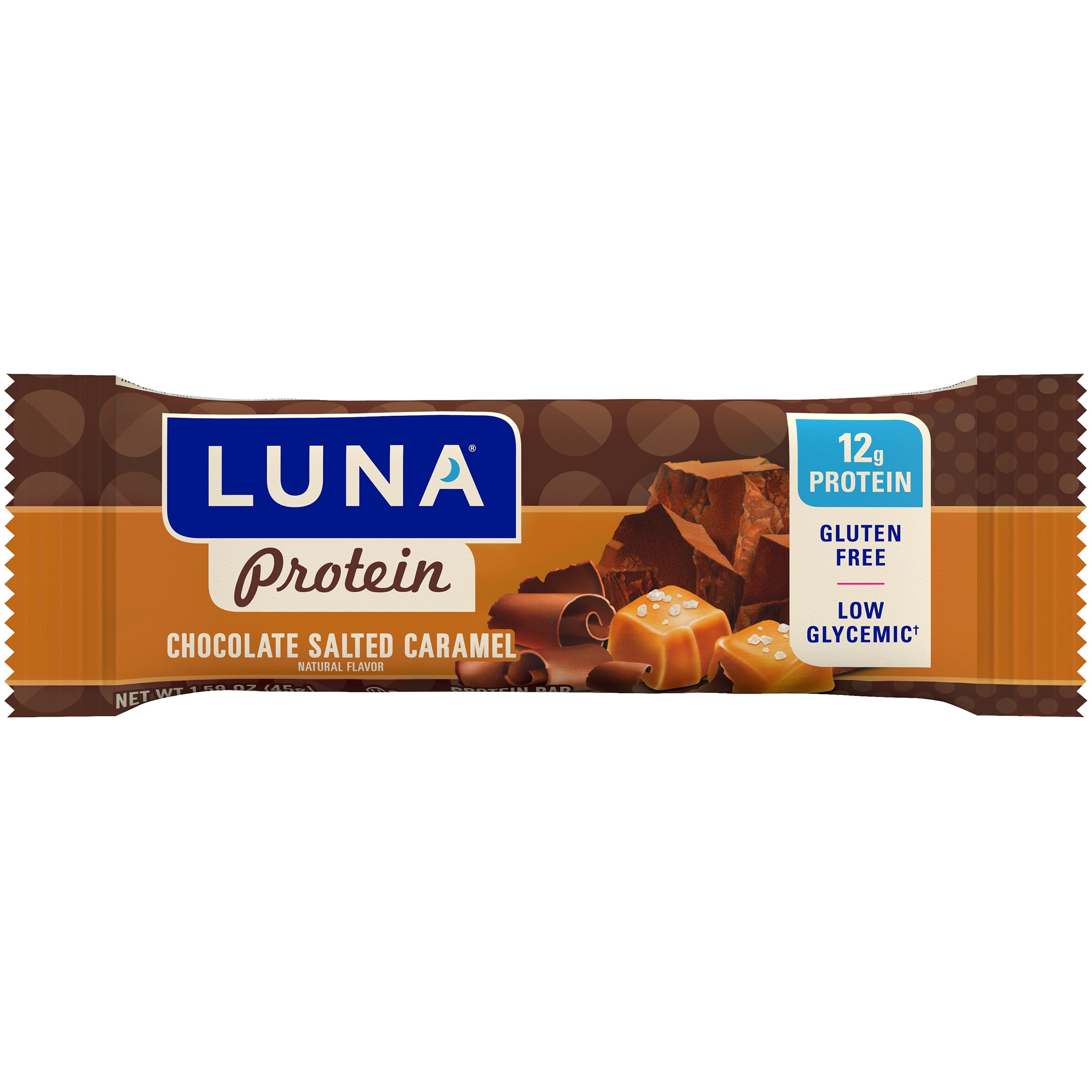 Luna Protein - Gluten Free Protein Bars - Chocolate Salted ...