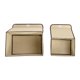 thumbnail image 5 of Organizador de almacenamiento de ropa plegable, caja de almacenamiento de ropa multifuncional no tejida con tapa, color blanco, 6 uds., 5 of 10