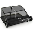 thumbnail image 2 of Costway 48" Tow-Behind Lawn Sweeper with 27 Cu.FT Large-Capacity Hopper Bag for Yard, 2 of 10