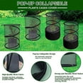 thumbnail image 4 of ziyahi Tree Shade Cover Sun Pillars And Zippers Garden Shade Cloth Easy To Install For Mini Vegetable white 1 with 4 spikes, 4 of 6