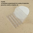 thumbnail image 3 of 2 Pack Paint Tray Box, Watercolor Palette Tray Transparent Paint Saver Storage Palette Box With 15 Compartments, Sealing Portable Paint Box For Art Drawing Supplies, 3 of 8