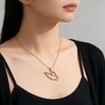thumbnail image 3 of Heart Charm Colombia Map Pendant Necklace Map of Colombian Jewelry, 3 of 8