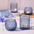 thumbnail image 2 of 36pcs Assorted Blue Votive Candle Holders, Blue Candle Holders for Wedding Table Decor, Tea Lights Candle Holder for Table Centerpiece, Bridal Shower, Baby Shower Decorations, 2 of 12