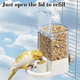 thumbnail image 6 of JHRGJIO Hanging Bird Feeder Water Dispenser, Parrots Cockatiel Cage Water Bottle Accent, Food Container Bird Feeding Accessories for Home Use Daily Cage Automatic, 6 of 6