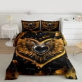 thumbnail image 2 of Feelyou Romantic Love Heart Twin Comforter Sets, Angel Wings Bedding Set, 2 Pieces, 2 of 8