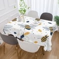 thumbnail image 5 of BZSMCE Square Tablecloth Cut Bee Pattern Tableclothes, 5 of 9