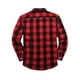thumbnail image 3 of pstuiky camisas de manga larga para hombre, Camisa tipo cárdigan de manga larga con solapa y botones con estampado a cuadros informal para hombre. Tops de talla grande para hombre xxxl, 3 of 3