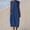 Blue, variant on Linen Dresses Women Maxi Dress 2026 Summer Fitted Dress Striped Print Sleeveless Crew Neck with Zipper Breathable Regular Fit Dresses Short Business S-3XL