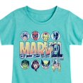 thumbnail image 3 of Marvel - Summer Wave - Toddler And Youth Girls Fitted Short Sleeve Graphic T-Shirt, 3 of 5