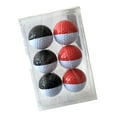 thumbnail image 2 of 6 Pelotas de Golf de Práctica Goma Suave Negro Blanco Zulema, 2 of 6