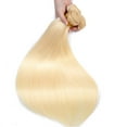 thumbnail image 5 of 613 Blonde 3 Bundles Human Hair Straight Hair Brazilian Blonde Human Hair Bundle 100% Virgin Remy Hair Bundles Human Hair Extensions, 5 of 8