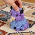 thumbnail image 2 of Highland Cow Squishies toys, Mini Cute Soft Slow Rising Fidget Stress Ball for Anxiety Relief, Sensory Stress Relief toys for Adults K*ids, Party Favor Gift for Cow Lovers Purple, 2 of 7