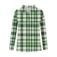 thumbnail image 6 of Xuniizn Womens Button Down Shirts Plaid Long Sleeve Shirts for Women Collared Fall Business Casual Tops Lightweight Work Blouses, 6 of 6