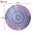 thumbnail image 3 of Spencer Round Beach Indian Mandala Throw Tapestry Hanging Hipple Blanket Boho Gypsy Cotton Tablecover Wall Hanging Yoga Mat, Round 55", 3 of 7