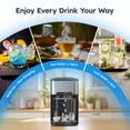 thumbnail image 3 of Joreek 3-in-1 Water Dispenser with Ice Maker, Cold & Hot Water Dispenser with Countertop Ice Maker, Loading 3 or 5 Gallon Bottle for Home/Kitchen/Office, 3 of 9