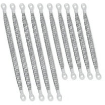 10pcs Universal Automotive Ground Straps,10/12inch Engine Ground Strap Kit Braided Copper Ground Straps