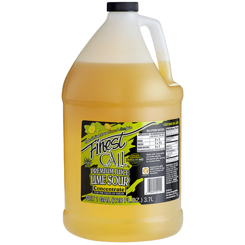 Finest Call 1 Gallon Lime Sour Mix Concentrate