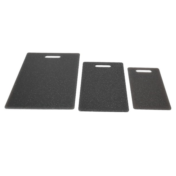 Tabla de cortar de plástico, juego de tablas de cortar de 3 piezas, accesorio para el hogar, tabla de cortar, funcionalidad inteligente Jadeshay A