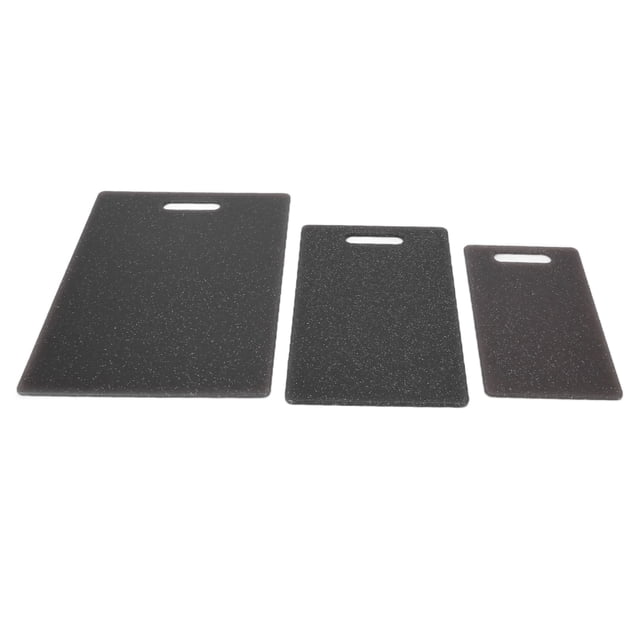Plastic Chopping Board, Cutting Board Set Kitchen Accessory For Restaurant For Kitchen For Home Black