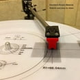 thumbnail image 3 of Record Player Speed Disk, Dual Sided Design Multifunctional Turntables Tachometer Disc  for Home, 3 of 7