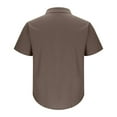 thumbnail image 3 of Mgmyaa Mens Casual Polo Shirts Classic Short Sleeve Golf Shirt Fashion Button Waffle Tops, 3 of 5