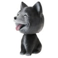 thumbnail image 3 of Sentado Bobbing Sacudiendo la cabeza Husky Dog Puppy Bobble Head Animal Toy Zulema Muñeca sacudiendo la cabeza, 3 of 8