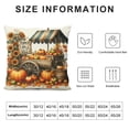 thumbnail image 5 of Shangniulu Fall Decor Pillow Covers Pumpkin Farmhouse Decorations Happy Fall Gnome Sunflower Throw Cushion Case for Fall Thanksgiving Home Decorative Pillows White, 5 of 5