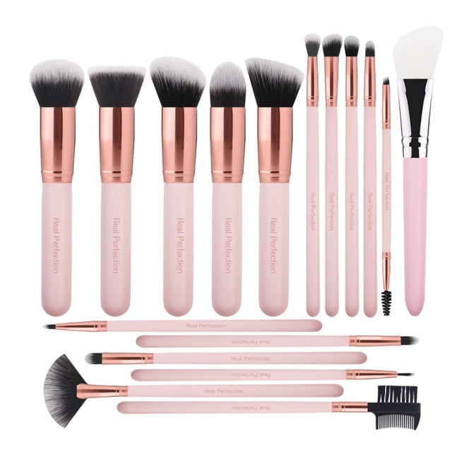 Kit para esculpir la cara - Perfecto para mezclar líquido, crema o polvo cosmético impecable - Cerdas sintéticas, densas y de alta calidad