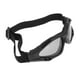 thumbnail image 2 of Gafas de seguridad para tiro con paintball, tácticas, antivaho, lentes negras Lente negra, 2 of 9