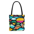 thumbnail image 4 of Affordable Bubble Doodle Sling Designer Canvas Tote Bags Mothers Day Gifts, 4 of 4