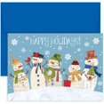 thumbnail image 1 of Holiday Collection Festive Snowmen Greetings, 18 Cards/Envelopes (865400), 1 of 1
