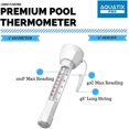 thumbnail image 4 of Large Floating Pool Water Temperature Thermometer With String, Thermometers, Shock Resistant For All & Swimming Pools, Spas, Hot Tubs, Aquariums Etc, 4 of 4