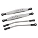 thumbnail image 1 of 2 brazos de arrastre traseros inferiores de metal RC y servo de dirección compatibles con Axial RR10 90048 Plata, 1 of 8