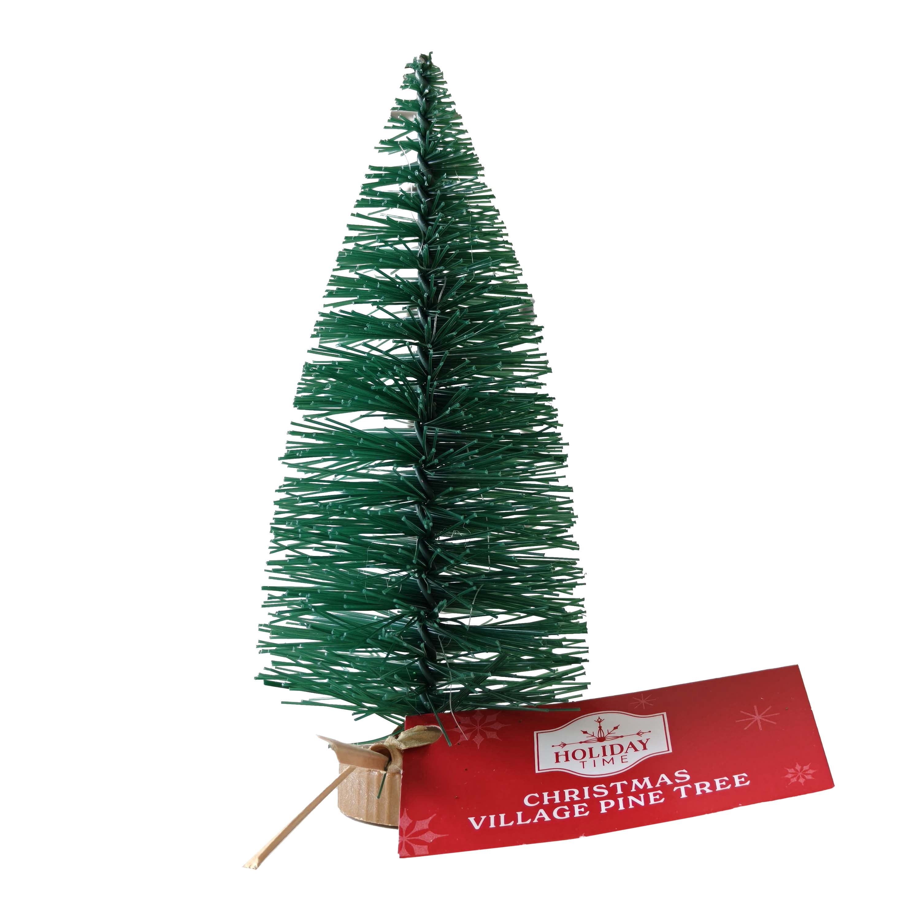 Christmas Village Pine Tree, Green, 4", by Holiday Time