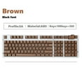 thumbnail image 3 of 108 Conjunto de llaves para mecánico Yotijar teclado keycap Letras negras marrones, 3 of 10