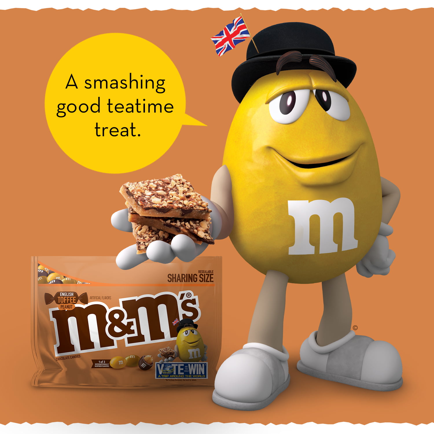 M&M'S Thai Coconut Peanut Chocolate Candy Flavor Vote 9.6 Ounce