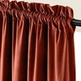 thumbnail image 3 of Velvet Green Curtains 108 Inches Long Black Out Thermal Insulated Room Darkening Curtain Drapes Luxury Back Tab Window Treatments for Bedroom Living Room 2 Panels, 52 x 108 Inch, Moss Green, 3 of 8