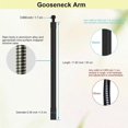 thumbnail image 2 of 2025 Latest Model Phone Holder Jaws Flex Clamp,11.8" Long Gooseneck Arm Aluminum Alloy Ba, 2 of 5