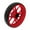 Red, variant on Golf Push Cart Wheel Replacement Foam Tire Lightweight EVA Construction for Standard Golf Trolley Models