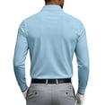 thumbnail image 5 of LWavelet Polo Shirts for Men Long Sleeve Golf Tennis Collared Shirt Moisture Wicking Dry Fit Performance Casual Polo Shirt, 5 of 7