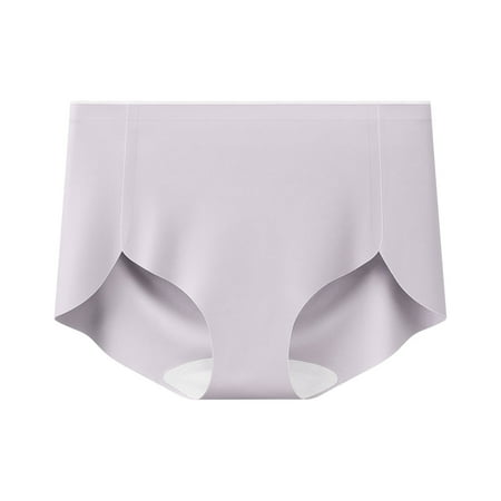 Jalioing Seamless Cotton Briefs Women s Comfort Breathable Full Coverage Panty Ladies No Show Underwear