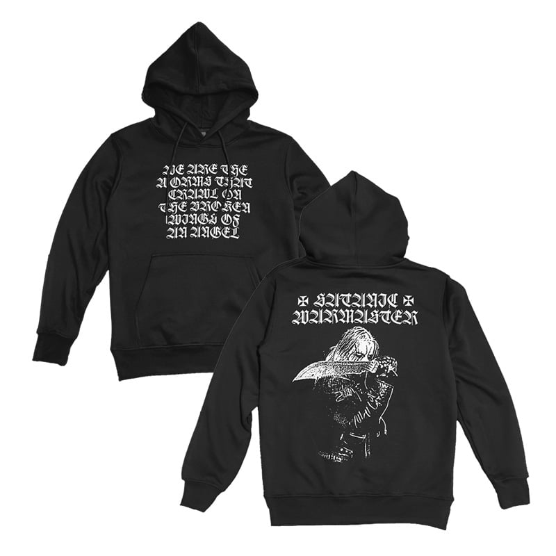 Satanic Warmaster Black Heavy Metal Hoodie Sweatshirts Mens Long