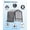 Double Gray, variant on 6x6 Ft Portable Outdoor Storage Outdoor Storage Unit/Portable Garage - 240G Waterproof UV-Resistant PE Tarp, Roll-Up Zipper Door, Vented Cover, Heavy-Duty Steel Frame - Double Gray