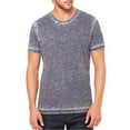 thumbnail image 1 of Canvas 3650 Unisex Poly-Cotton Short-Sleeve T-Shirt, Grey Acid Wash, Small, 1 of 1